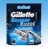 Gillette Sensor Excel  10 ks Náhr.břity