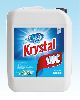 Krystal WC kyselý na keramiku, modrý 5 L