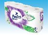 Toaletní papír Linteo bílý 8 rolí 3-vrstvý 20m fialový
